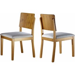 Cadeiras para Mesa de Jantar Madeira Maciça - Vitoria - Móveis Mundial - 1