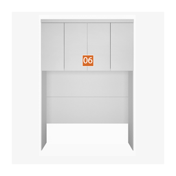 Guarda-Roupa Modulado de Casal Safira 002 em MDF com 12 Portas e 8 Gavetas Clic Móveis - 2