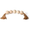 COLAR DECORATIVO EM MADEIRA E SISAL - 1
