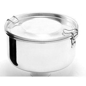 Marmita Redonda em Alumínio Polido com Trava Fácil N12