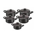 Ver imagem 1 de Conjunto de 5 Panelas Caçarolas em Alumínio Antiaderente