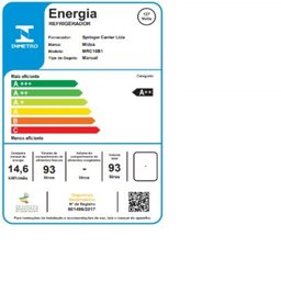 Frigobar 93 Litros 60hz com Termostato MRC10B2-B Midea - 6