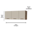 Ver imagem 3 de Armário Aéreo Quartzo Cozinha Mizza Decor
