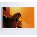 Ver imagem 2 de Quadro Jesus Cristo Coroa De Espinhos 60x40 Cm