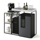 Ver imagem 2 de Aparador Adega Cervejeira Frigobar Industrial com Cantinho Café Alba Metal e MDF Atenna