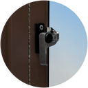 Ver imagem 2 de Porta Balcão Alumínio 2F.210 x 150 V.Refl.Mix Corten Brimak