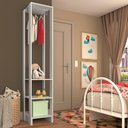 Ver imagem 2 de Closet Modulado 1 Cabideiro 200x40 Cm Ey105 Branco Novam