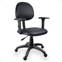 Ver imagem 1 de Cadeira Executiva Giratória Escritório Ergonômica com Braço