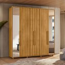 Ver imagem 1 de Guarda Roupa 2 Espelhos 6 Portas 230cm Veronese 165 Espazzo Madetec