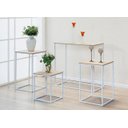 Ver imagem 4 de Kit de Mesa para Festa Decoração Cubo c/ 4 Peças Dourado
