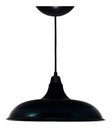 Ver imagem 1 de Lustre Luminária Pendente Utron Prato Bedd Estilo Retrô 32cm - Preto