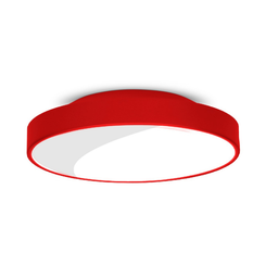 Lustre Pendente Redondo 7653 Para 4 Lâmpadas E27 Vermelho - 1