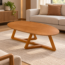 Ver imagem 1 de Mesa de Centro Classic Oval Tebarrot