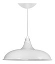 Ver imagem 1 de Kit Utron 5 Lustres Luminária Pendente Prato Bedd Retrô 32cm - Branco - 110v/220v (bivolt)