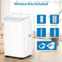 Ver mais imagens de Takywep Ar Condicionado Portátil 14000 Btu Branco 3 em 1