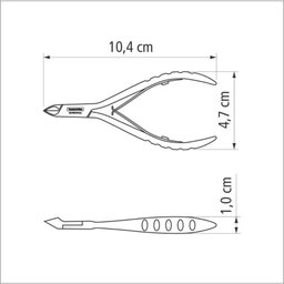 Alicate de Cutículas Tramontina Aço Inox Professional - 4