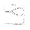 Alicate de Cutículas Tramontina Aço Inox Professional - 4