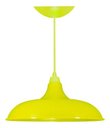 Ver imagem 1 de Kit Utron 10 Lustres Luminária Pendente Prato Bedd 32cm - Amarelo - 110v/220v (bivolt)