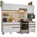 Ver imagem 3 de Armário de Cozinha Completa 250cm Branco Reims Madesa 07