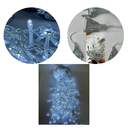 Ver imagem 1 de Pisca Cascata Fio Transparente 10m 400 Leds Branco Frio Estático