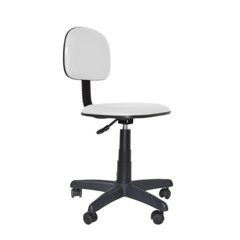 Cadeira Secretaria Giratoria Polo - Couro SinteticoCorano - Branco