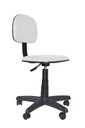 Ver imagem 1 de Cadeira Secretaria Giratoria Polo - Couro SinteticoCorano - Branco