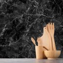 Ver imagem 2 de Papel de Parede Decoração Mural Mármore Negro Gh Papel de Parede 3,5m