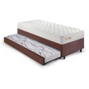 Ver imagem 4 de Bicama Box 88x188 Suede Marrom com Colchão Ecoline D33 Ecofl