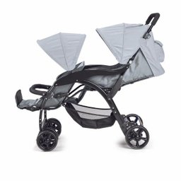 Carrinho de Passeio para Gêmeos Dou Cinza Multikids Baby - BB531 BB531 - 2