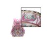Mochila Rosa Infantil com Glitter Lol Surprise Escolar Costas - 6