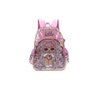 Mochila Rosa Infantil com Glitter Lol Surprise Escolar Costas - 2