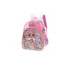 Mochila Rosa Infantil com Glitter Lol Surprise Escolar Costas - 1