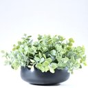 Ver imagem 1 de Arranjo de Eucaliptos Artificiais em Vaso Preto Fosco