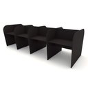 Ver imagem 3 de Plataforma de Trabalho Atendimento 8 Pessoas 3,70m Pre F5 Cor:preto