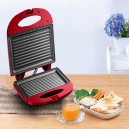 Sanduicheira e Minigrill Multilaser 220V 750W Vermelha - CE149 CE149 - 3