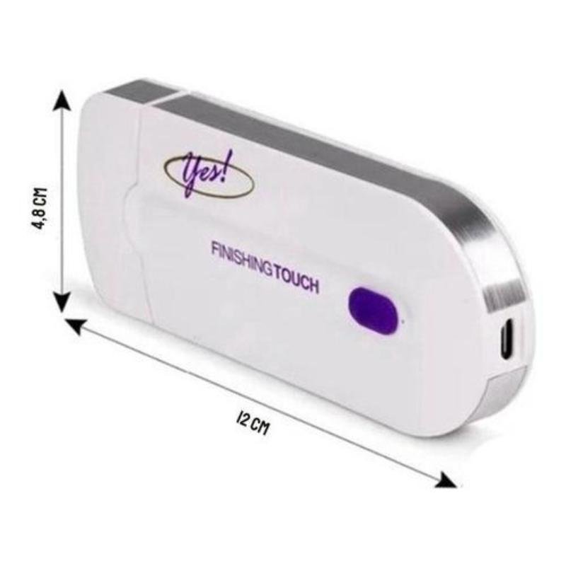 Depilador Elétrico Feminino Intimo sem Dor Sensor Usb Cor - 9