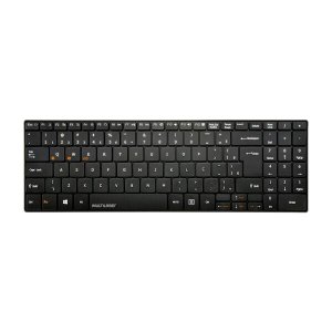 Teclado Multilaser 3 em 1 Sem Fio Bluetooth Preto - TC220 TC220
