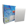 Luminária painel plafon led 25w quadrado embutir branco quarto, escritório e cozinha - 3
