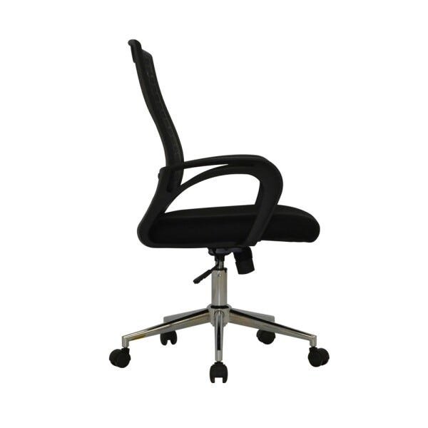 Cadeira Executiva Escritório Kingdom Pp Preta  - 6