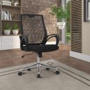 Ver imagem 5 de Cadeira Executiva Escritório Kingdom Pp Preta 