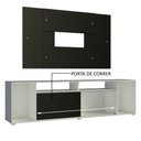 Ver imagem 5 de Rack Cancun e Painel Tv até 58" Branco/preto Madesa