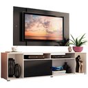 Ver imagem 1 de Rack Cancun e Painel Tv até 58" Branco/preto Madesa