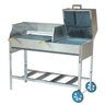 Churrasqueira Inox Mista Bafo Com Tampa e Grill Gourmet Tamanho 108x41 - 2