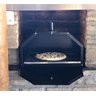 Forno de Pizza Para Churrasqueira Com Grelha e Assadeira Pintado Tamanho 60x45 - 6
