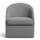 Ver imagem 3 de Kit 8 Poltronas Decorativas Malli Boucle - Pallazio Cor:Grafite