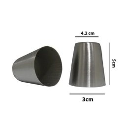 Bicos confeitar bolos 9 peças decoraçao confeiteiro doces cupcakes Inox Confeitaria artistica - 3