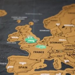 Mapa Mundi Raspar Viagens Raspadinha Scratch Map 80x60cm Quadro Presente - 5