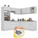 Ver imagem 2 de Cozinha Completa Canto Modulada Veneza Mp2249 Multimóveis + Brinde Jogo de Panelas Tramontina Branco