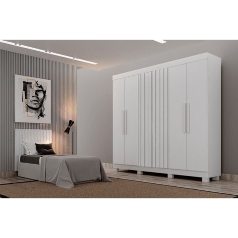 Dormitorio Ripado Solteiro 2 Peças Atenas - Arbo Design