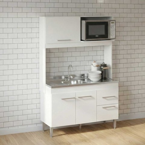 Cozinha Compacta Marina 122,5cm Soluzione Móveis